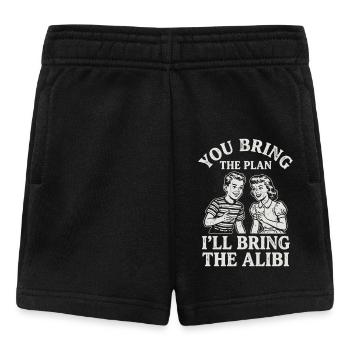 Friends Humor Shirt for Partner in Crime - Baby Shorts - black - Front