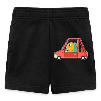 Fisch Auto - Baby Shorts - Schwarz - Vorne