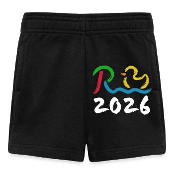 Rente 2026 - Ruhestand - Pension - Baby Shorts - Schwarz - Vorne
