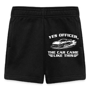 Yes Officer Car Came Like This Muscle - Short Bébé - noir - Devant