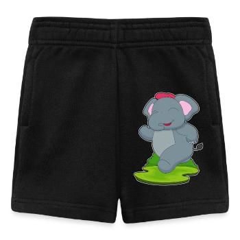 Elephant Jogger Jogging Sport - Short Bébé - noir - Devant
