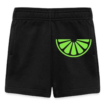 Tranche de citron vert - Short Bébé - noir - Devant