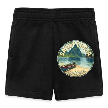 Discover Saint Lucia Caribbean Tropical Paradise - Baby Shorts - black - Front