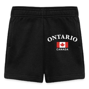 Ontario, Canada - Short Bébé - noir - Devant