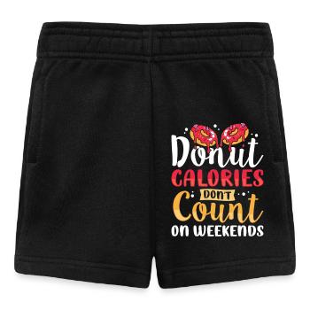 Donut fast food - Baby Shorts - black - Front