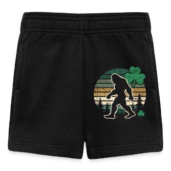 Big Foot St. Patrick's Day - Baby Shorts - black - Front