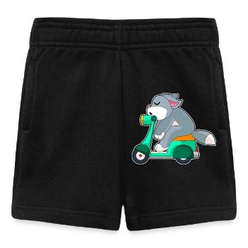 Trottinette pour chat - Short Bébé - noir - Devant