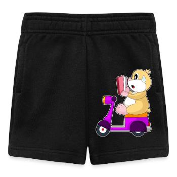 Trottinette de hamster - Short Bébé - noir - Devant