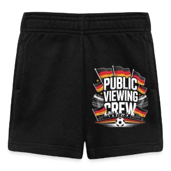 Public Viewing Crew Football Fan - Baby Shorts - black - Front