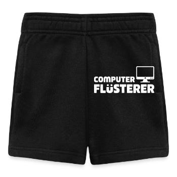 Computer Flüsterer Retro-Tech - Baby Shorts - Schwarz - Vorne