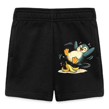 Banane Sauteuse du Pingouin - Short Bébé - noir - Devant