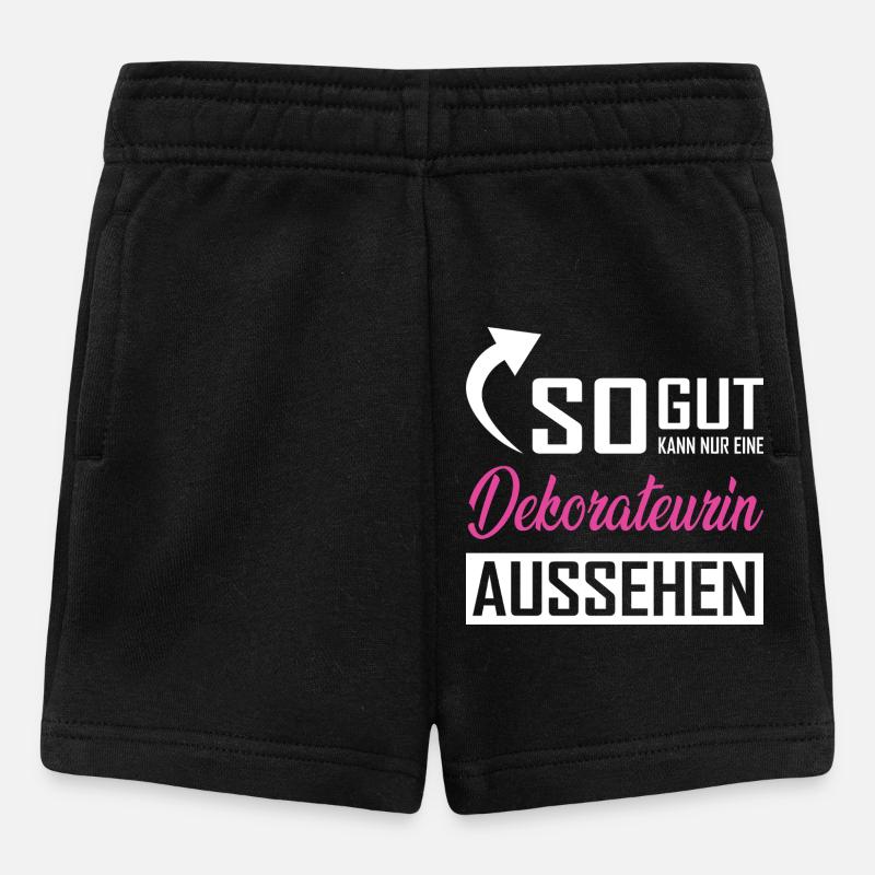 Only a decorator can look so good - Baby Shorts - black