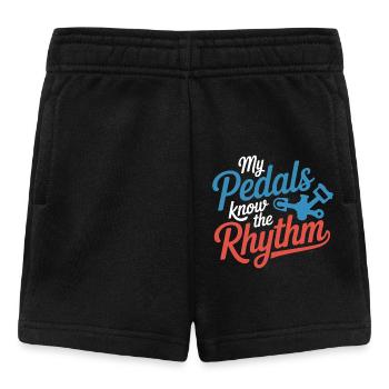 Artistic Cycling My Pedals Know The Rhythm Pro  - Baby Shorts - black - Front