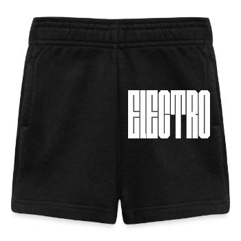 Monochrome vertikale Glyphen - Baby Shorts - Schwarz - Vorne
