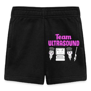 Ultrasonic Technician Ultrasonic Technician - Baby Shorts - black - Front