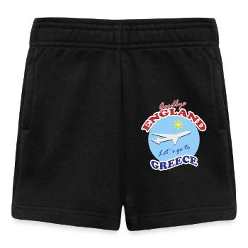 Adieu l’Angleterre - Allons en Grèce - Short Bébé - noir - Devant