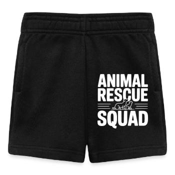 Escouade de sauvetage animal - Short Bébé - noir - Devant