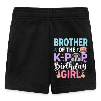 Brother Of The K-Pop Birthday Girl - Baby Shorts - black - Front