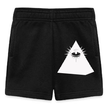 Pyramidenauge Symbol Illuminati - Baby Shorts - Schwarz - Vorne