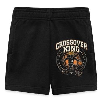 Crossover King Christian Basketball Faith - Baby Shorts - black - Front