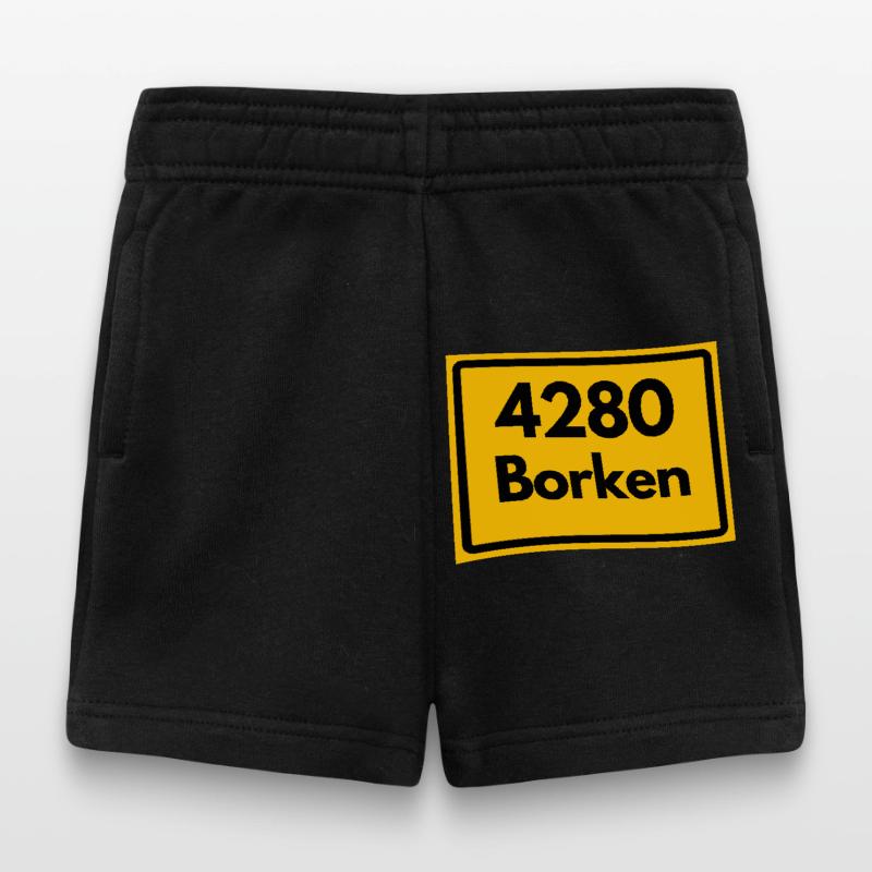 OLD POSTCODE POSTCODE RETRO 4280 BORKEN FÜNFTÜRME Baby Shorts