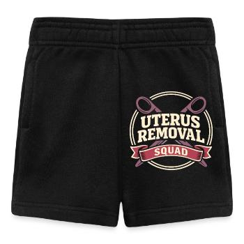 Hysterektomie-erholung Hysterektomie-überlebender - Baby Shorts - Schwarz - Vorne