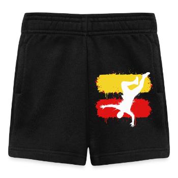 Parkour Freerunning Silhouette Sport - Baby Shorts - black - Front