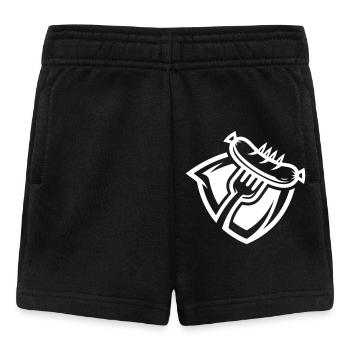 Wurst Gabel - Baby Shorts - Schwarz - Vorne