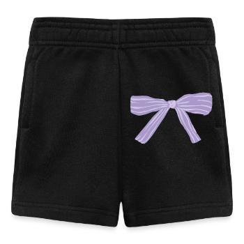 Lavender ribbon - Baby Shorts - black - Front