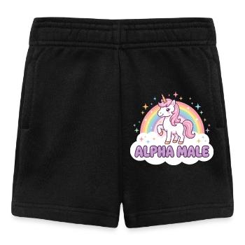 Chemise drôle de licorne pour les fans d’humour - Short Bébé - noir - Devant