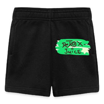 Detox juice text - Baby Shorts - black - Front