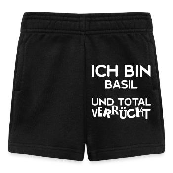 Basil als Verrueckt - Baby Shorts - Schwarz - Vorne