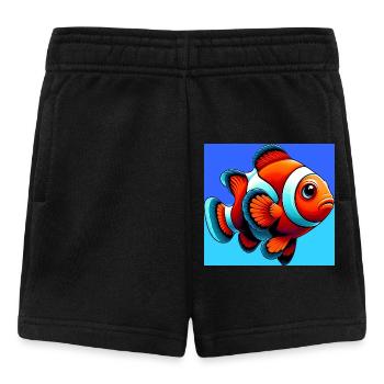 Poisson-clown - Short Bébé - noir - Devant
