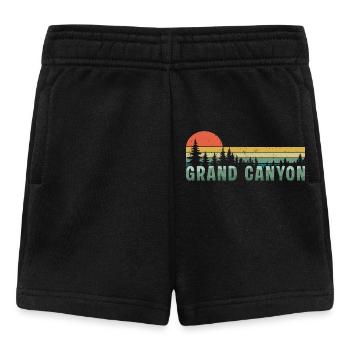 Retro Grand Canyon Nationalpark - Baby Shorts - Schwarz - Vorne