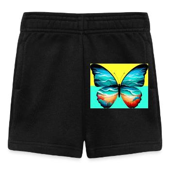 butterfly - Baby Shorts - black - Front