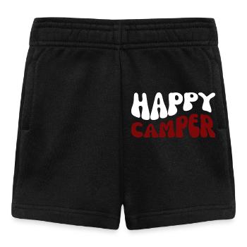 Happy Camper – Camping Motif - Baby Shorts - black - Front
