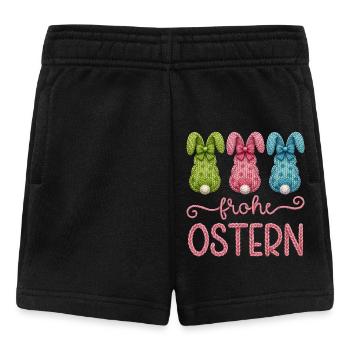 Frohe Ostern - Baby Shorts - Schwarz - Vorne