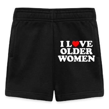 I Love Older Women - Baby Shorts - black - Front