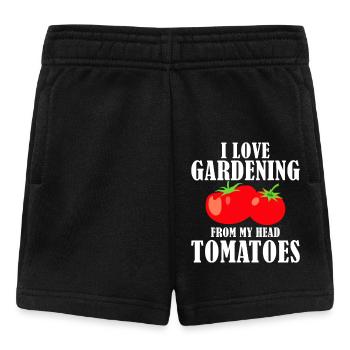 Ich liebe Gardening Head Tomatoes - Baby Shorts - Schwarz - Vorne