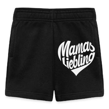 Le cœur préféré de maman - Short Bébé - noir - Devant