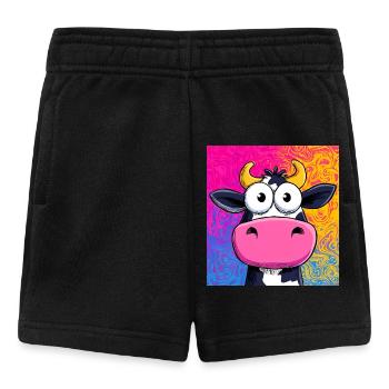 cow - Baby Shorts - black - Front