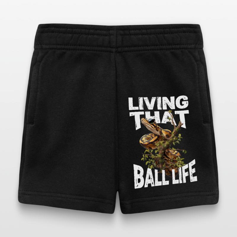 Königspython Schlangen Liebhaber Terrarium Python Baby Shorts