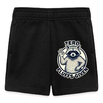 Null Fluffs Gegeben Waschbär Logo - Baby Shorts - Schwarz - Vorne