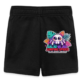Jumping Spider ist mein Geist-Tier süß - Baby Shorts - Schwarz - Vorne