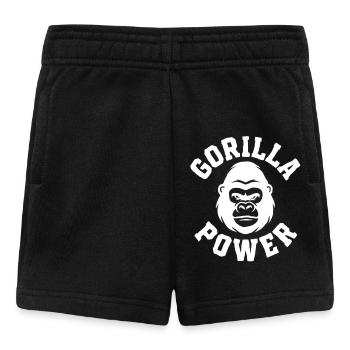 Power: Pure Strength & Primate Guardian - Baby Shorts - black - Front