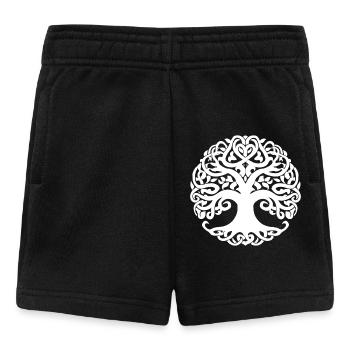 Baum des Lebens, natürliches Gleichgewicht - Baby Shorts - Schwarz - Vorne