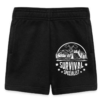 Bushcraft Survival Specialist - Baby Shorts - black - Front