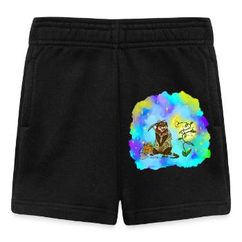 Loutre Chercheuse Stellaire - Short Bébé - noir - Devant