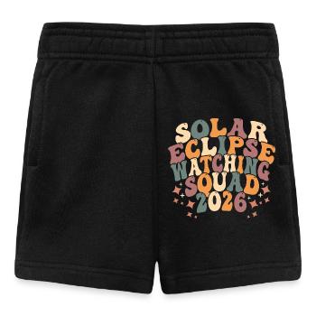 Équipe d’éclipse solaire 2026 - Short Bébé - noir - Devant