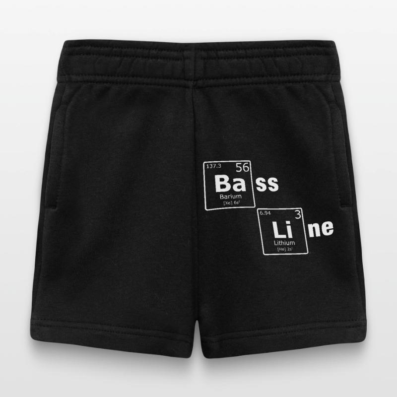 Bass Line PSE Periodic Table Elements Nerd Baby Shorts